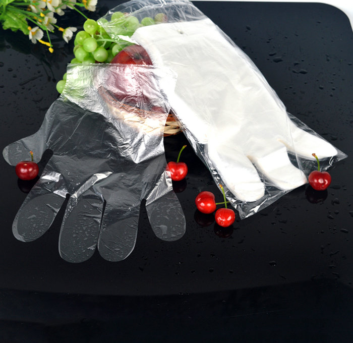 Guanti monouso in plastica HDPE/LDPE/CPE/TPE per uso alimentare per ristorante